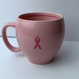 Pink Stuff pink ribbon mug, holds 2 cups